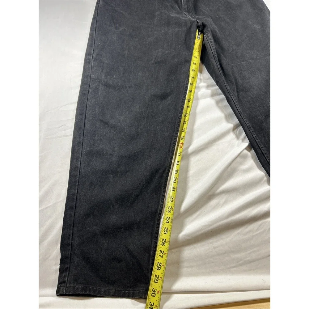 Levi's Vintage 560 Mens Jeans Made USA 42x 32 Loose  Fit 100% Cotton Black
